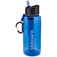 LifeStraw Go Botellas de Filtro de Agua con Filtro Integrado de 2 etapas para Senderismo- Mochila y Viaje